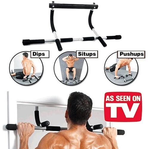 Pull Up Bar No Drilling Fitness Workout Bar Max Limit 100KG