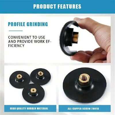 3/4 Inch Rubber Backing Pad Self-adhesive M10/M14/M16