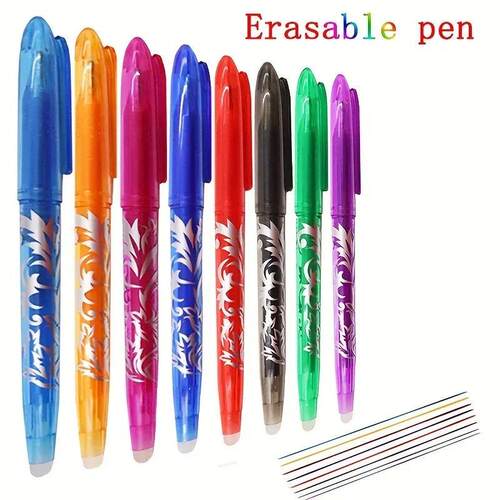 8/4pcs Multi-Color Erasable Gel Pen 0.5mm Tip Painting Writi