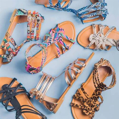 ~Summer flat sandals female famous family storm Simia large