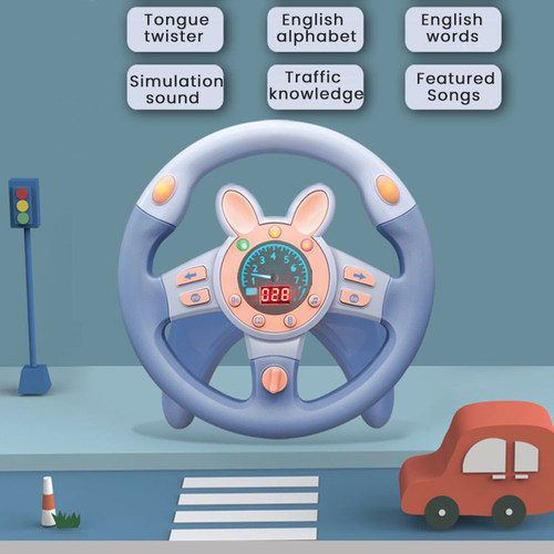 Infant Shining Simulation Steering Wheel Toys Childrens Toy