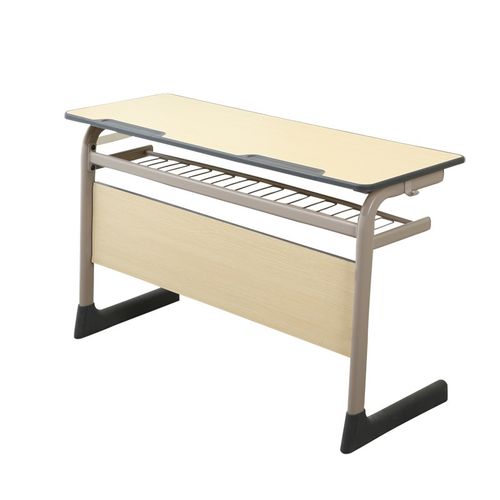 学校辅导班课桌椅培训桌子中小学生教室人单人长条桌补习班书桌