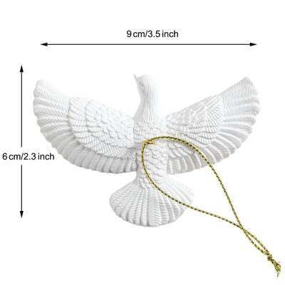Christmas Decorations Resin Style Friendship Doves -  Christ