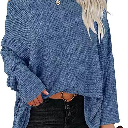 RX6615 Autumn and winter2023 AliExpress Womens Knitted Top