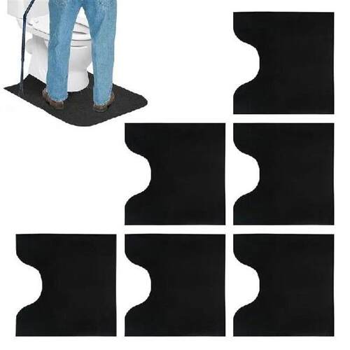 Toilet Training Mat 6Pieces Non-Slip Training Mat Toilet
