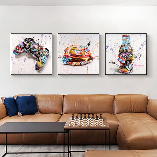 Graffiti Hamburg Game Controllers Drinks Street Art  Print P