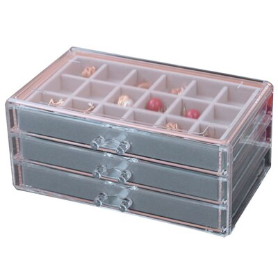 jewellery box with lock leather jewelry box princess项链盒子