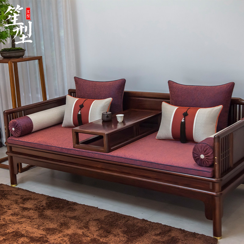 中式红木沙发坐垫子古典罗汉床座垫五件套飘窗垫靠垫扶手四季通用,居家布艺,沙发垫,淘宝优惠券,粉丝福利购,淘宝优惠卷