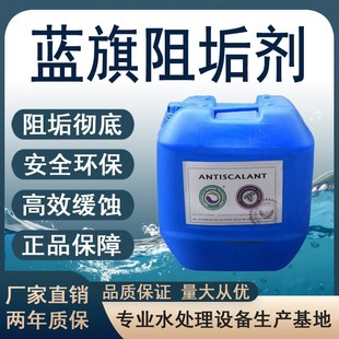 蓝旗反渗透阻垢剂食品级锅炉纯净水处理设备RO膜清洗剂缓蚀除垢剂