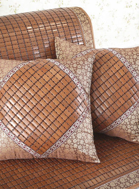 夏季麻将沙发垫靠枕套麻将抱枕套沙发靠背靠枕腰枕凉席抱枕套腰靠