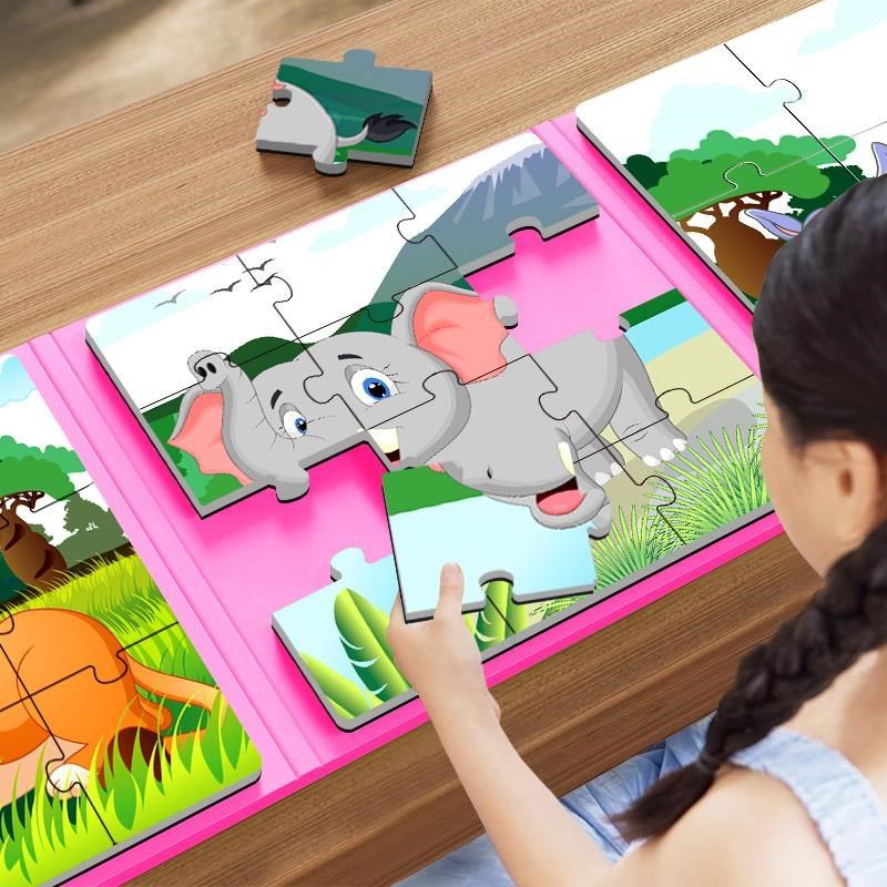 进阶磁性拼图3到6岁幼儿磁力早教启蒙宝宝2男孩女孩1儿童益智玩具,节庆用品/礼品,路引,淘宝优惠券,粉丝福利购,淘宝优惠卷