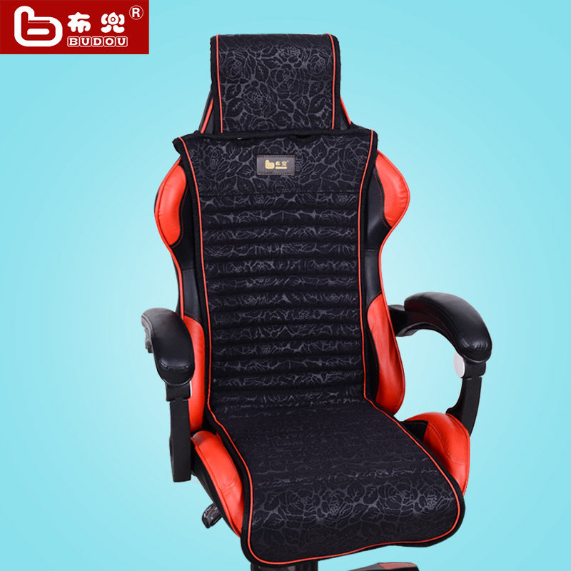 布兜电竞椅坐垫四季防滑透气椅垫游戏椅坐垫主播赛车电脑椅坐垫套