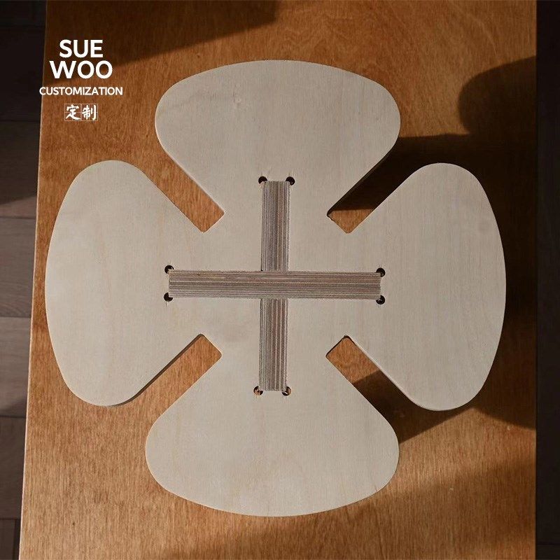 幸运草小凳 儿童坐具 海洋板手动组装 进口多层桦木板,住宅家具,卡通凳/异形凳,淘宝优惠券,粉丝福利购,淘宝优惠卷