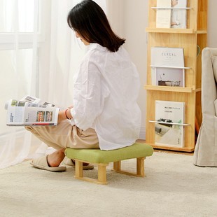 儿童换鞋凳家用门口可坐沙发放脚凳子长方形超矮实木脚踏凳垫脚凳