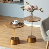 麦其客厅沙发边几角几实木创意小几边桌阳台休闲小茶桌组合咖啡几