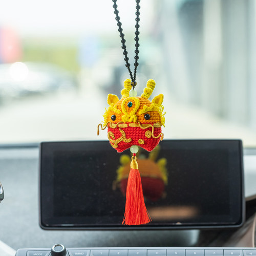 胖小森手作生肖车饰香囊玩偶手工钩针diy编织材料包牛奶棉毛线团