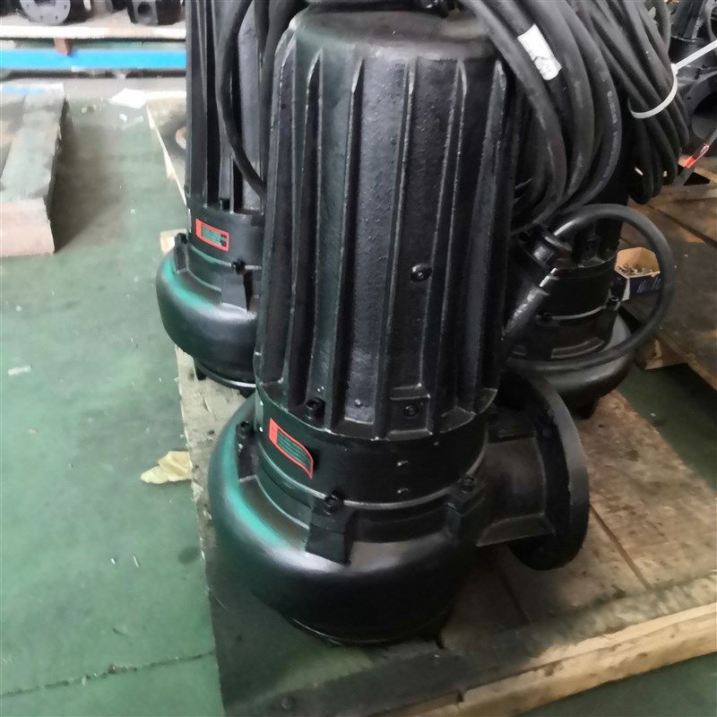 南京蓝深潜水排污泵WQ100-15-7.5KW污水提升泵抗缠绕铸铁耐腐