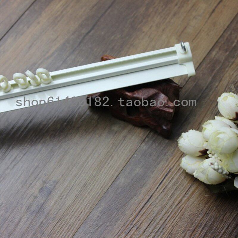 窗帘杆 超薄直轨窗帘轨道 薄0.65内开窗 飘窗 细轨道 超薄轨道