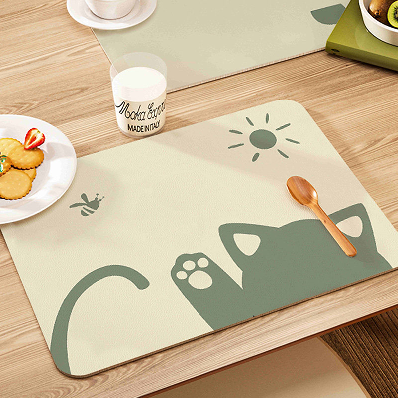 高级感小餐垫防水防油免洗餐盘垫小清新防烫餐桌垫隔热碗筷垫杯垫,居家布艺,餐垫,淘宝优惠券,粉丝福利购,淘宝优惠卷