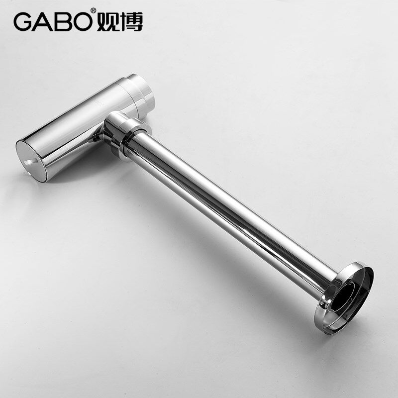 观博GABO 台盆墙排下水器去水器浴室洗手脸盆落水管 250080