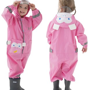 2024儿童雨衣全身连体男童套装防水女童小学生男孩幼儿园宝宝雨披