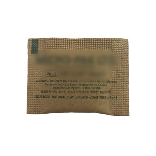 2g牛皮纸干燥剂 蒙脱石 3.5*4.5cm 1000小包/件  森林标 新版