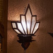 创意阳台过道楼梯墙壁灯 个性 泰国实木壁灯客厅复古装 饰墙灯中式