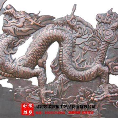 锻铜龙柱九龙柱铜龙笔筒铜龙香筒纯铜桌面摆件