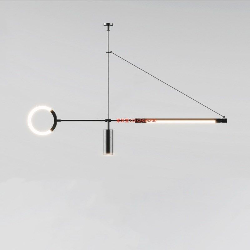 2023新款设计师LED吊灯具后现代led餐厅前台吧台岛台办公室样板房,家装灯饰光源,餐厅吊灯,淘宝优惠券,粉丝福利购,淘宝优惠卷