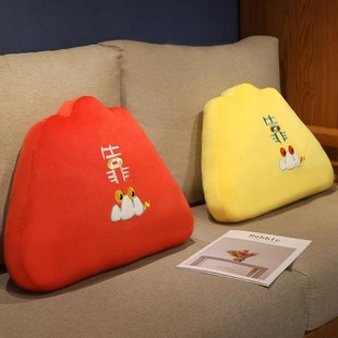 靠山靠垫抱枕办公室工位护腰靠枕座椅腰靠汽车沙发靠背垫床上枕头