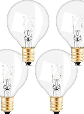 E12灯头复古钨丝110V/220V玻璃灯泡G40灯串配件LED塑料壳装饰灯泡