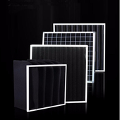 活性炭过滤器颗粒板式 过滤器空气过滤网环保吸附箱过滤油烟净化网