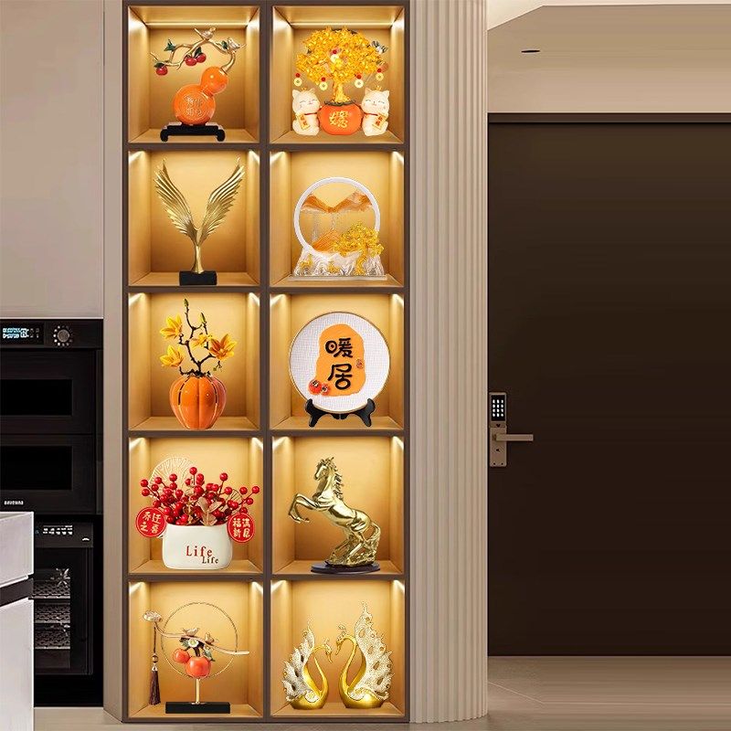 搬新房客厅玻璃酒柜装饰摆件家居事事如意好寓意高档乔迁之喜礼品,节庆用品/礼品,生肖用品,淘宝优惠券,粉丝福利购,淘宝优惠卷