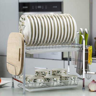 dish drying rack storage kitchen cup holder organizer 洗碗架