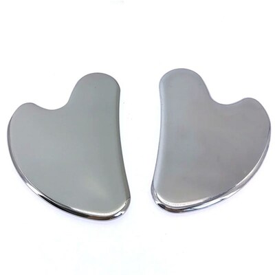1Pcs Stainless Steel Gua Sha Scraper Massager For Face Neck