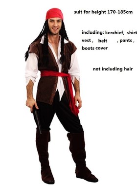 captain jack sparrow costume adult men women pirate pirates