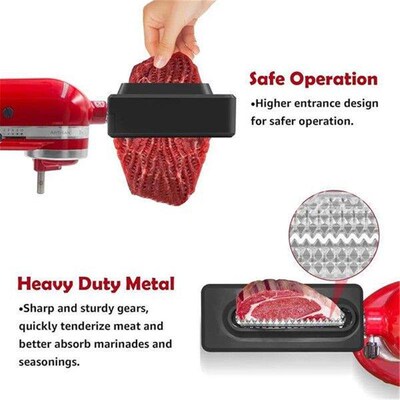 Meat Tenderizer for Kitchenaid Stand Mixer Stainless Steel