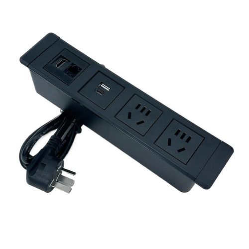 台面嵌入式插座办公桌书桌多功能橱柜暗装排插家具c口家用usb插板