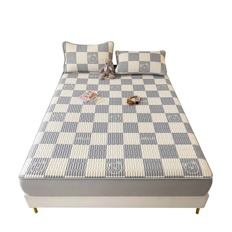 夏天冰丝乳胶凉席床笠款三件夏季可水洗床罩空调软席子202新款,床上用品,乳胶席,淘宝优惠券,粉丝福利购,淘宝优惠卷