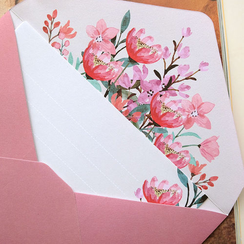 Wedding envelope invitation A5 love letter stationery set