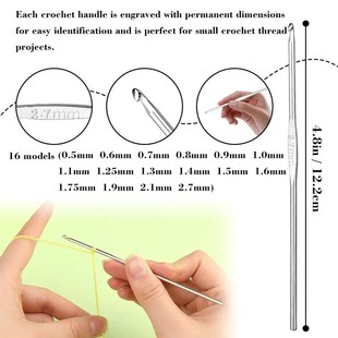 Fenrry Crochet Kit for Beginners Ergonomic Crochet Hook Set