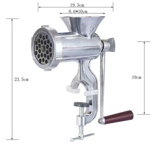 Meat Grinder with Tabletop Clamp Cutting Disks sausage grind