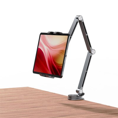 Kimdoole Tablet Desktop Cantilever Bracket Supports Table Mo