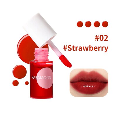 Watertint Dye Lip Stain Cherry Juice Lip Gloss Tint Non-stic
