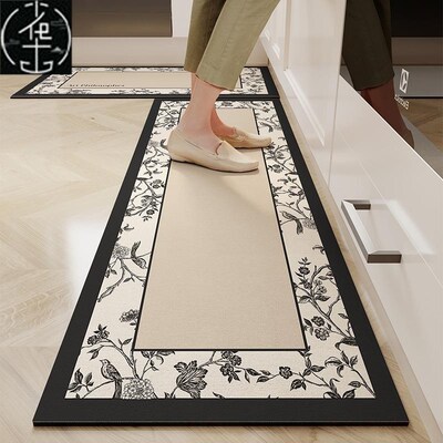 Long Kitchen Mat Bath Carpet Floor Mat Doormat Absorbent Rug