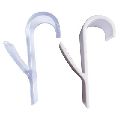 Bathroom Hanger Clips Storage Racks White Clear Hanger Heate