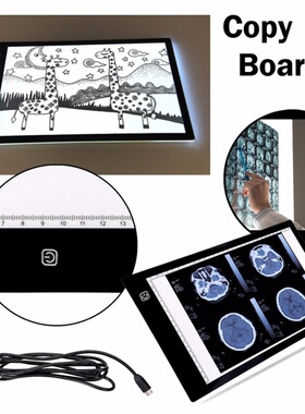 A4 LED Graphics Drawing Board Light Box Tracing Table Pad