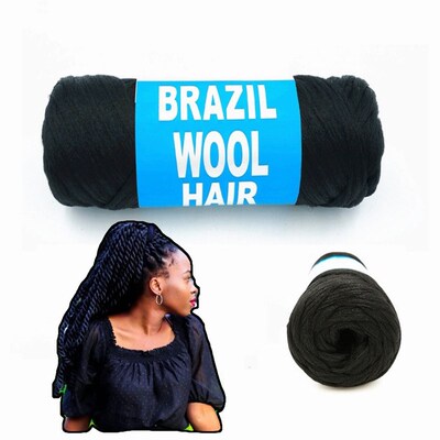 5pcs Brazilian Wool Hair African Yarn Braiding Wholesale Low