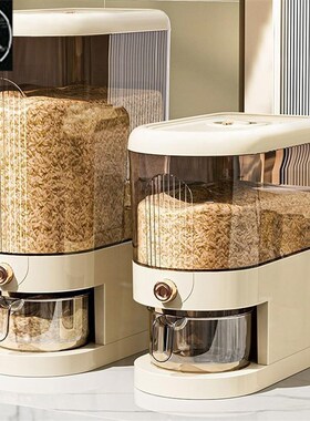10KG Rice Dispenser Large Grain Container Storage with Lid