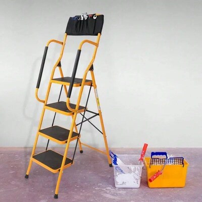 Stool Ladder Folding Safety Handrail Removable Folding Step